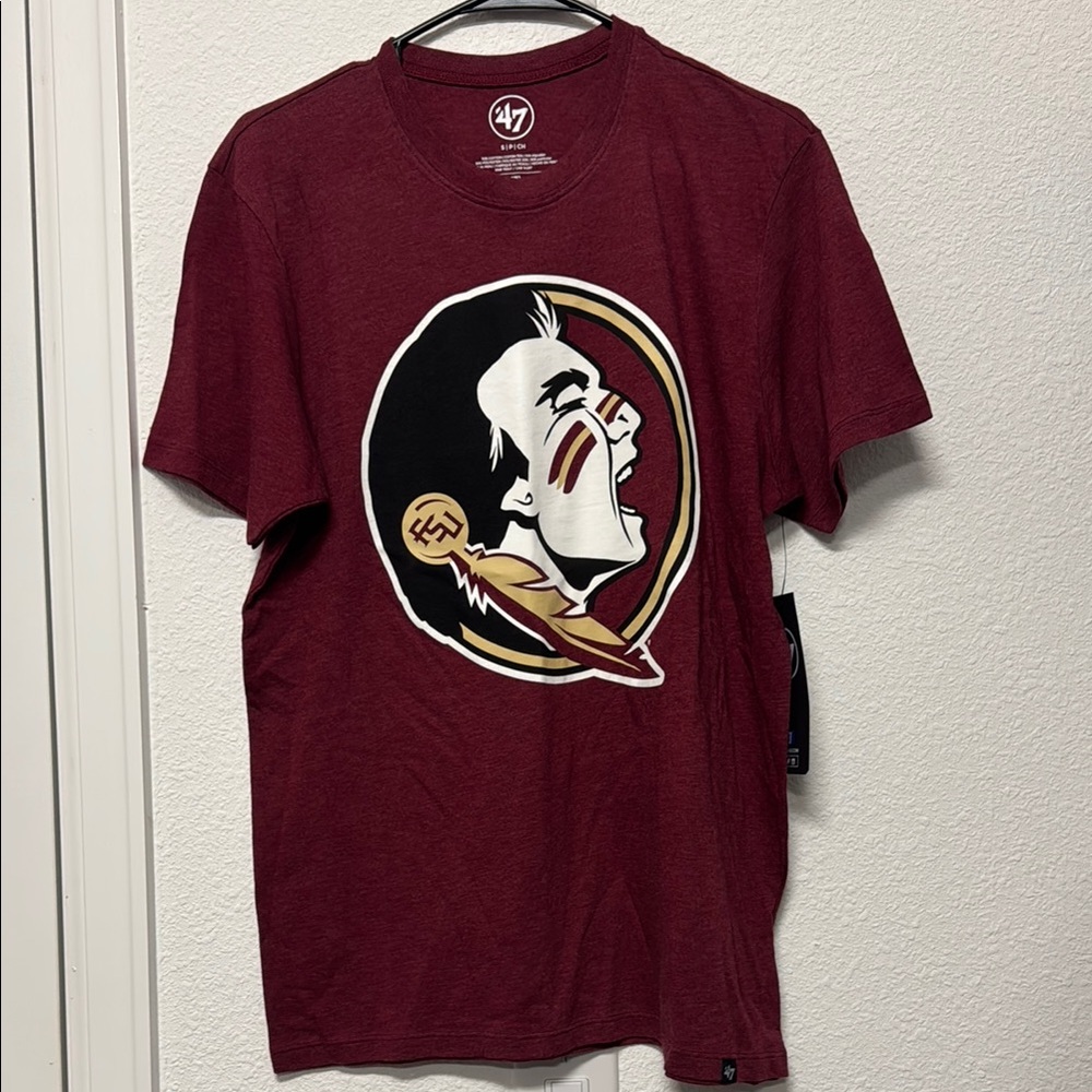 '47 Garnet Short Sleeve Tee with Team Graphic